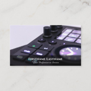 Video editor visual effects specialist digital art business card