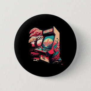 Video Game Arcade 6 Cm Round Badge