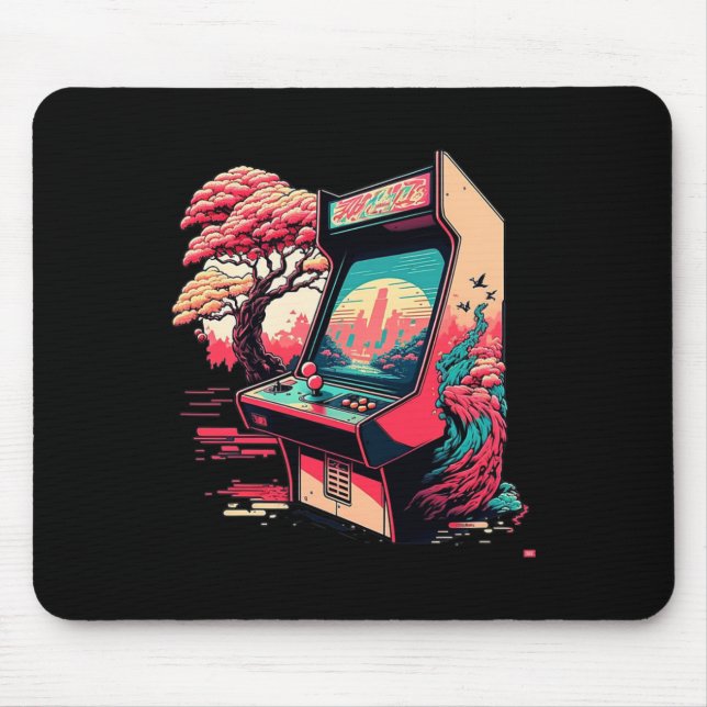 Video Game Arcade  Mouse Mat (Front)