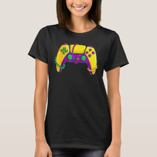 Video Game Beads Kids Mardi Gras Shirts, Gamer Boy T-Shirt