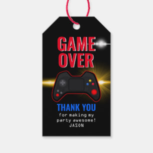 Video Game Birthday Gift Tags