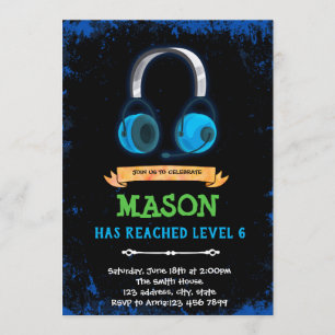 Video game birthday Invitation