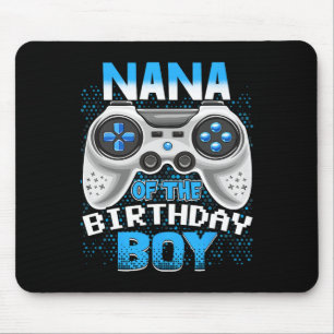 Video Game Birthday Party Nana Of The Birthday Boy Mouse Mat