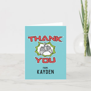 Video Game Birthday Thank You  Card