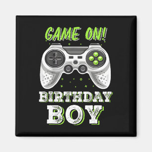 Video Game Boy Birthday Party Decorations Time To Magnet