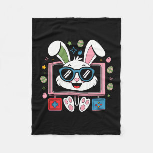 Video Game Bunny Eggs Costume Easter Day Boy Kids Fleece Blanket
