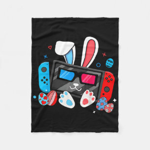 Video Game Bunny Eggs Costume Easter Day Boys Kids Fleece Blanket