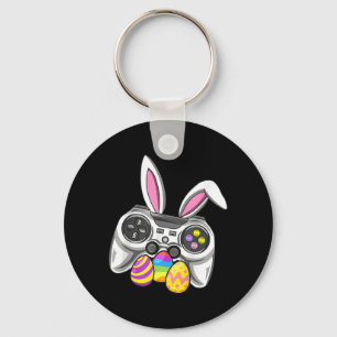 Video Game Bunny Eggs Costume Easter Day Boys Kids Key Ring