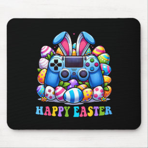 Video Game Bunny Eggs Costume Easter Day Boys Kids Mouse Mat
