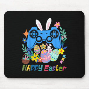 Video Game Bunny Eggs Costume Easter Day Boys Kids Mouse Mat