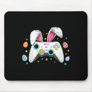 Video Game Bunny Eggs Costume Easter Day Boys Kids Mouse Mat