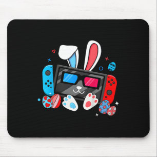 Video Game Bunny Eggs Costume Easter Day Boys Kids Mouse Mat