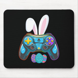 Video Game Bunny Eggs Costume Easter Day Boys Kids Mouse Mat
