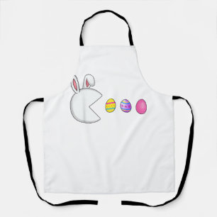 Video Game Bunny Eggs Easter Gamer Kids Boys Men G Apron
