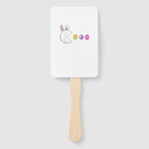 Video Game Bunny Eggs Easter Gamer Kids Boys Men G Hand Fan