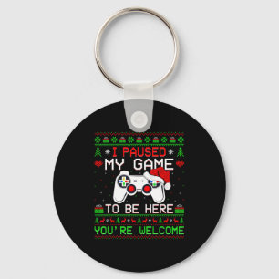 Video Game Christmas Ugly Sweater Funny Gamer Gami Key Ring