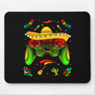 Video Game Cinco De Mayo Boys Kids Let's Fiesta Pa Mouse Mat
