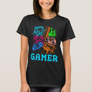 Video Game Console Controllers Clic Gamer Lover Co T-Shirt