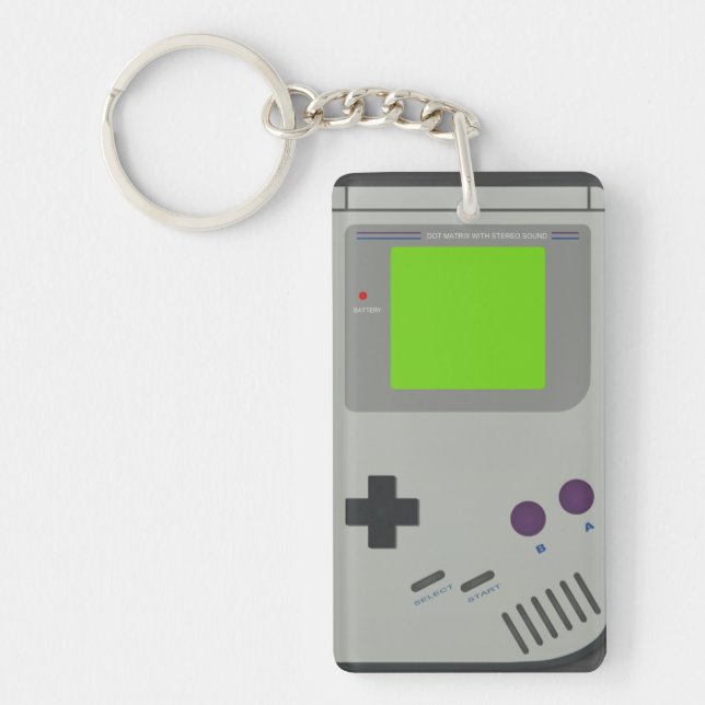 video game console key ring (Front)