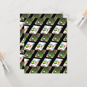 Video game console pattern.