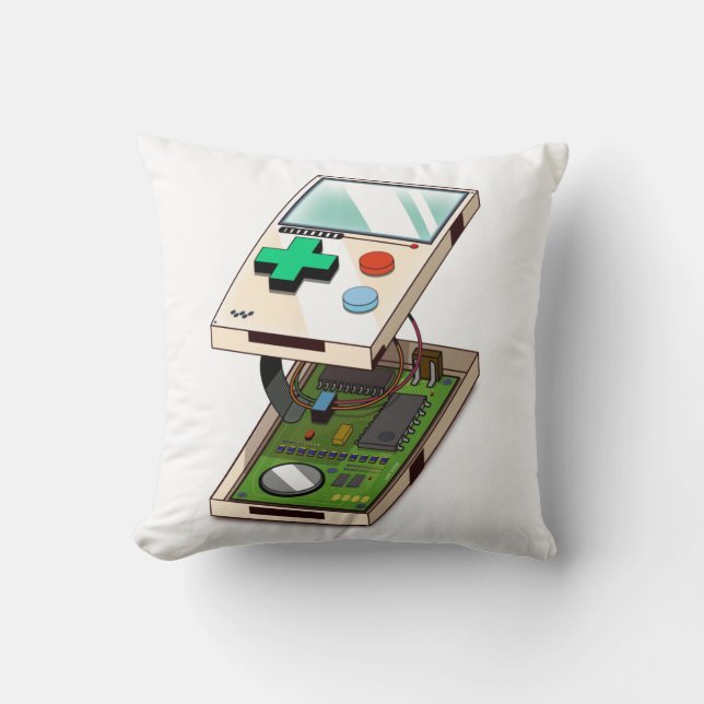 Video game console pattern. cushion (Front)