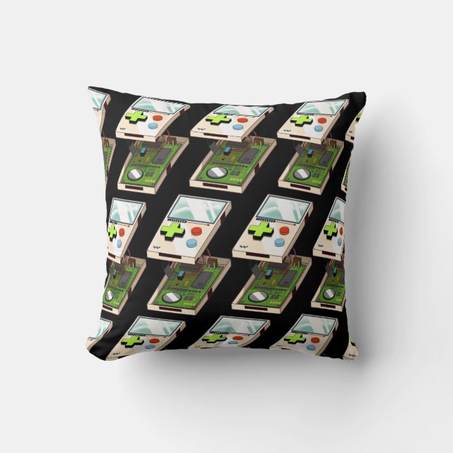 Video game console pattern. cushion (Front)