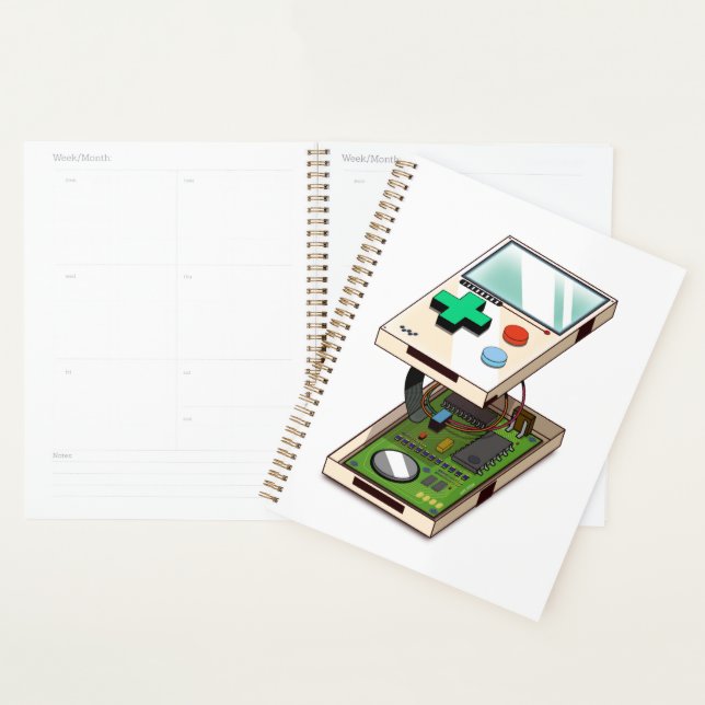 Video game console pattern. planner (Display)