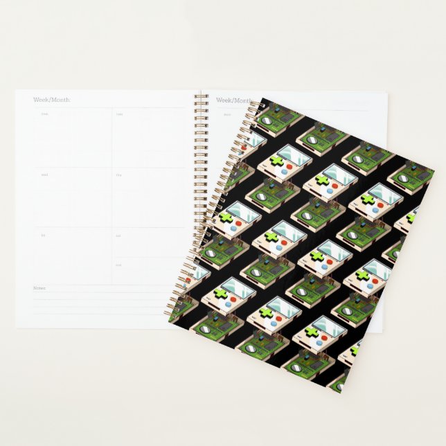 Video game console pattern. planner (Display)