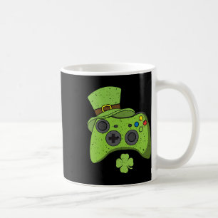 Video Game Console St Patricks Day Kids Gamers  Coffee Mug