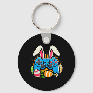 Video Game Controlle Easter Bunny Gamer Boys Men 1 Key Ring