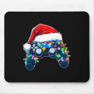 Video Game Controller Christmas Santa Hat Gamer Bo Mouse Mat