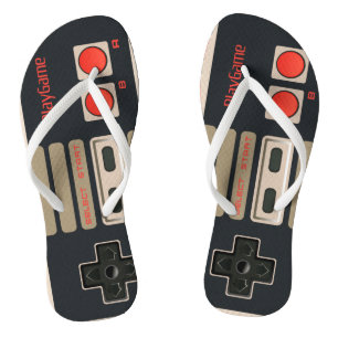 Video game controller flip flops