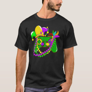 Video Game Controller Gamer E Sports Mardi Gras Ca T-Shirt
