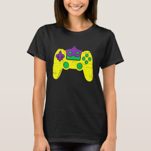 Video Game Controller Gamer E Sports Mardi Gras Ca T-Shirt