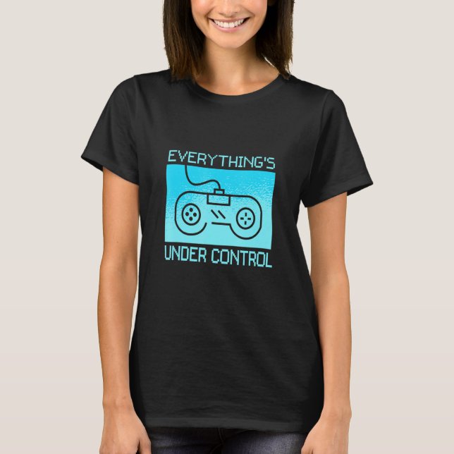 Video Game Controller Gaming Console Gamer Streami T-Shirt (Front)