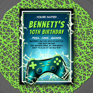 Video Game Controller Invitation
