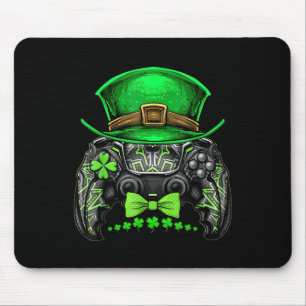 Video Game Controller Irish Gamer Boys St Patricks Mouse Mat