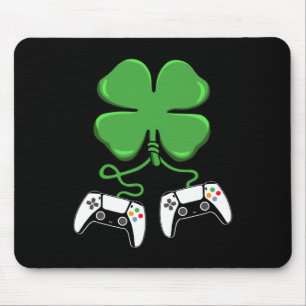 Video Game Controller Irish Gamer Boys St Patricks Mouse Mat