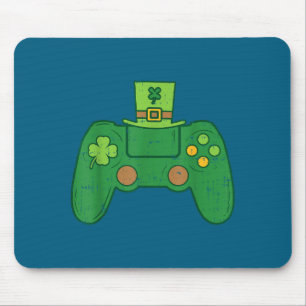 Video Game Controller Irish Gamer Boys St Patricks Mouse Mat
