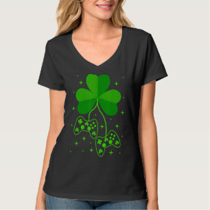 Video Game Controller Irish Gamer Boys St Patricks T-Shirt