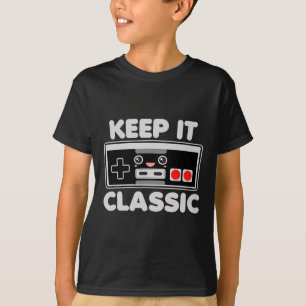 Video Game Controller Keep It Clic Humour 80s Retr T-Shirt