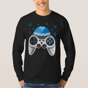 Video Game Controller Kippah Passover Pesach Gamer T-Shirt