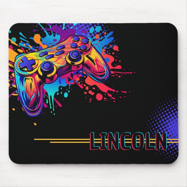 Video Game Controller Mouse Mat (Front)