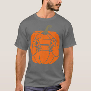 Video Game Controller Pumpkin Thanksgiving Gaming T-Shirt
