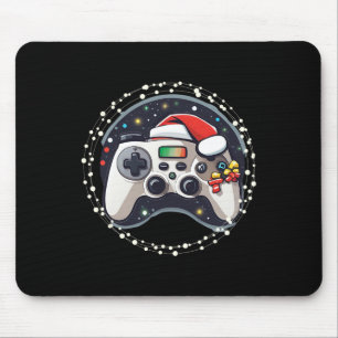 Video Game Controller Santa Hat Christmas Gaming X Mouse Mat