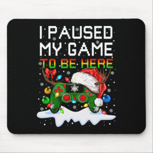 Video-game Controller Santa Hat Christmas Gaming X Mouse Mat