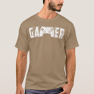 Video Game Controller Silhouette I Gamer quote Vid T-Shirt