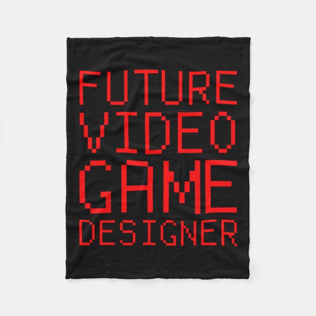 Video Game Designer Kid's  Fleece Blanket (Front)