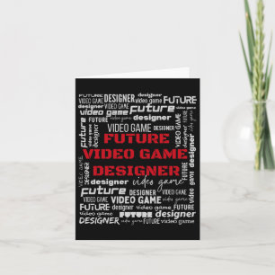 Video Game Developer Future Video Game Designer Card