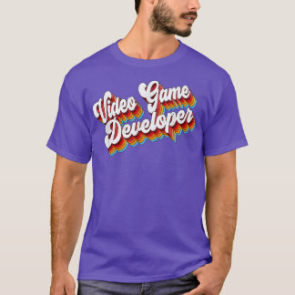 Video Game Developer Job Appreciation Retro  T-Shirt